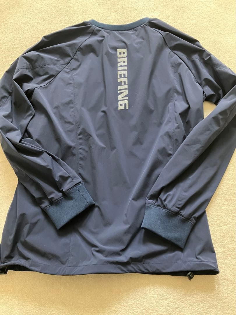 40,700円 ブリーフィング　ポケッタブルウィンドクルーネック　L