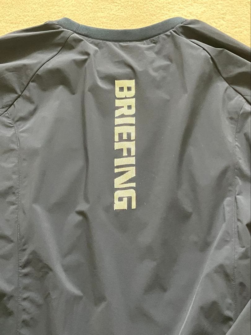 40,700円 ブリーフィング　ポケッタブルウィンドクルーネック　L