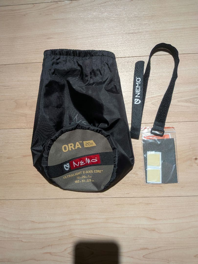 美品 NEMO ORA 20R スリーピングマット