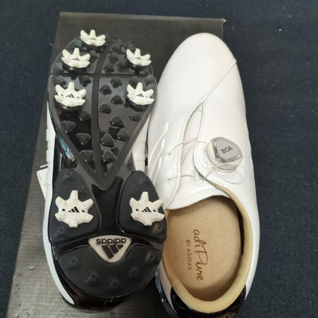 adipure ゴルフシューズ ホワイト