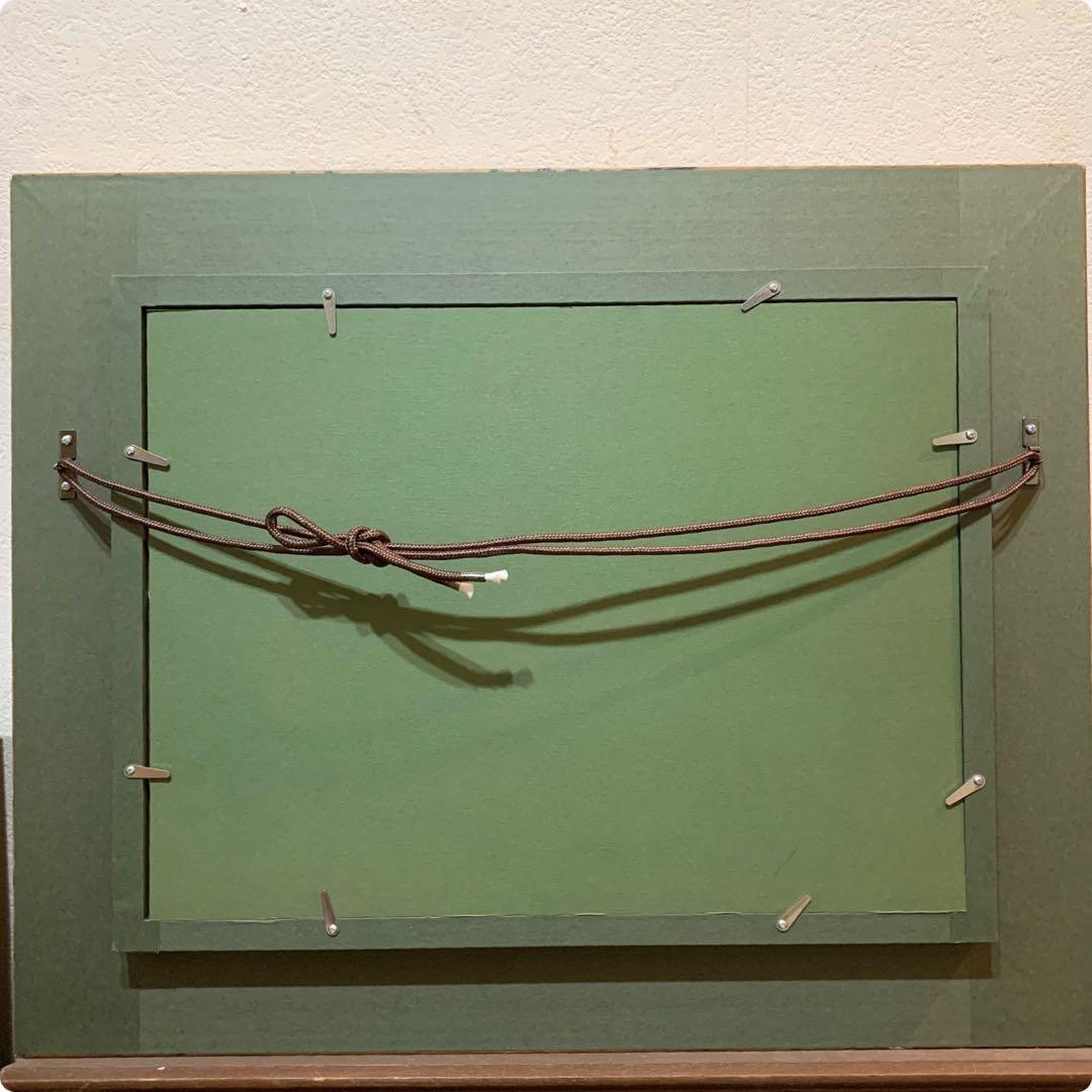 絵画　油彩肉筆画　小磯良平『桃』静物画　さし箱有り