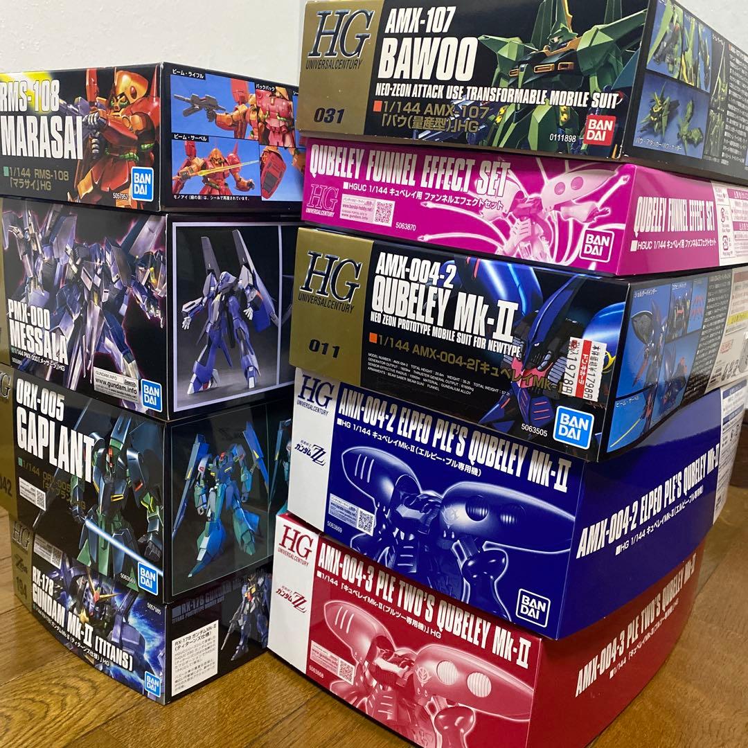 ガンプラ 9点まとめ売り Zガンダム ZZ メッサーラ ギャプラン