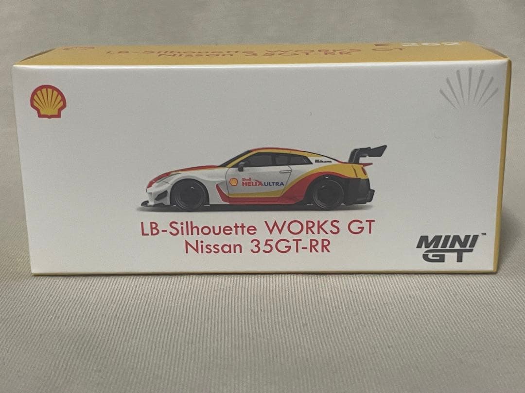 MINI GT x Shell 1/64 日産 LBWK GTR R35 RR