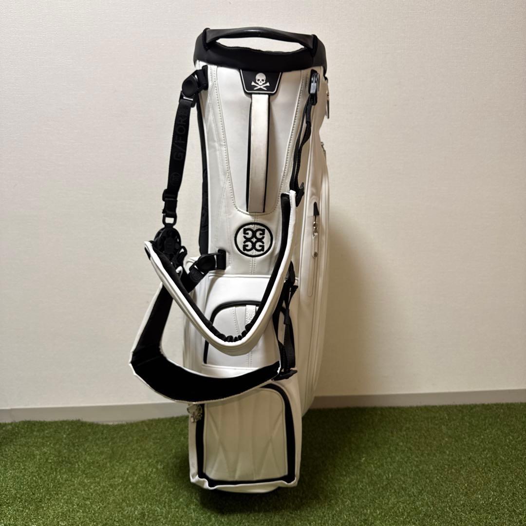 G/FORE × VESSEL キャディバッグ ホワイト 9型 スタンド破損