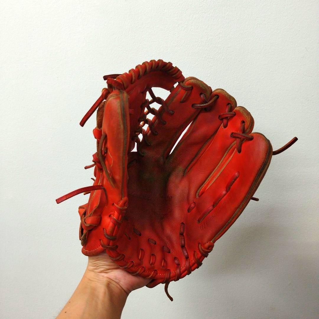 619 ミズノ グローバルエリート 即戦力 型良 軟式 外野手用グローブ