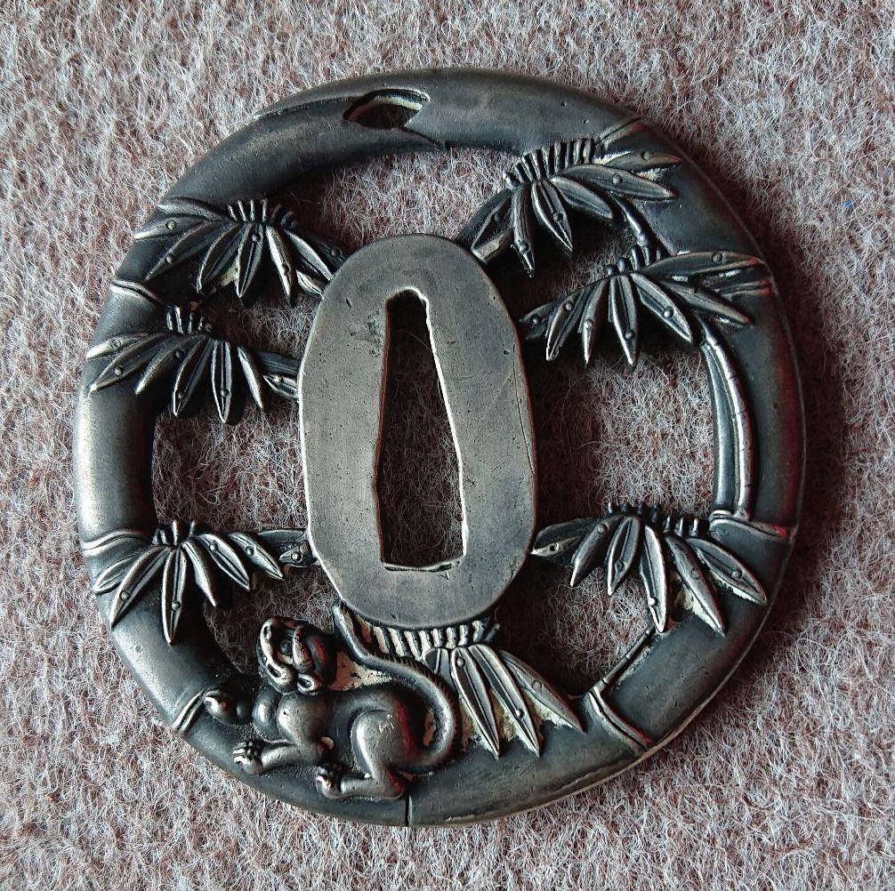 刀の鐔 銅製ツー2