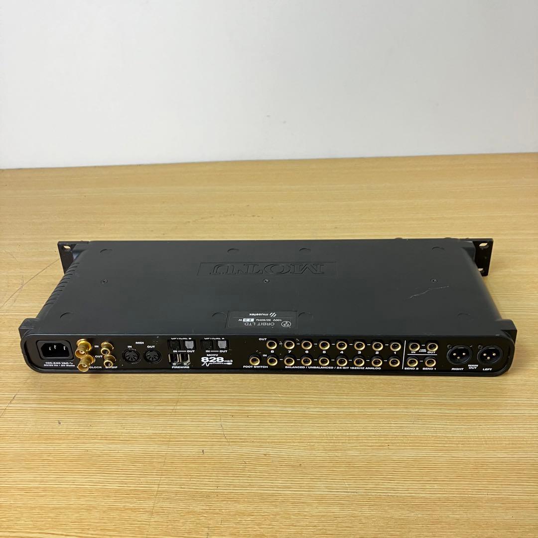 MOTU 828mk3 オーディオインターフェース