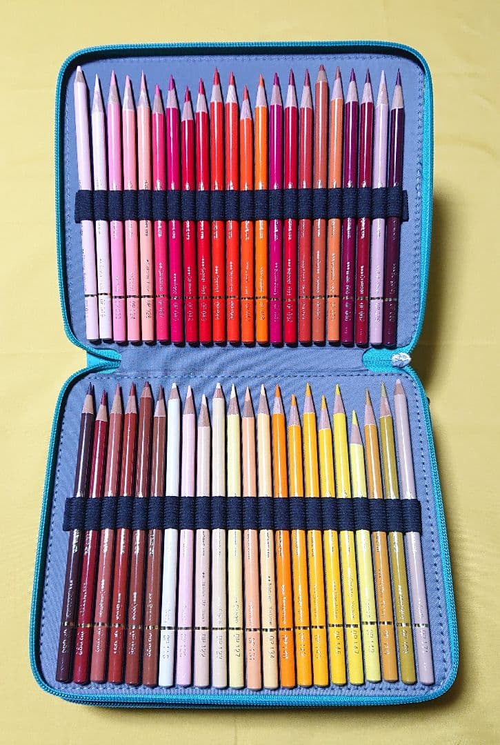 ホルベイン アーチスト色鉛筆 150色 オマケ5本 計155本 ケース付き