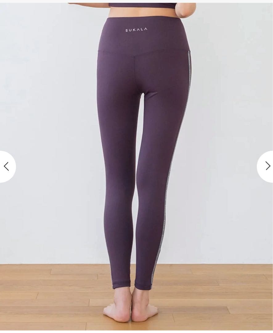 SUKALA サイドロゴギャザーレギンス　XS