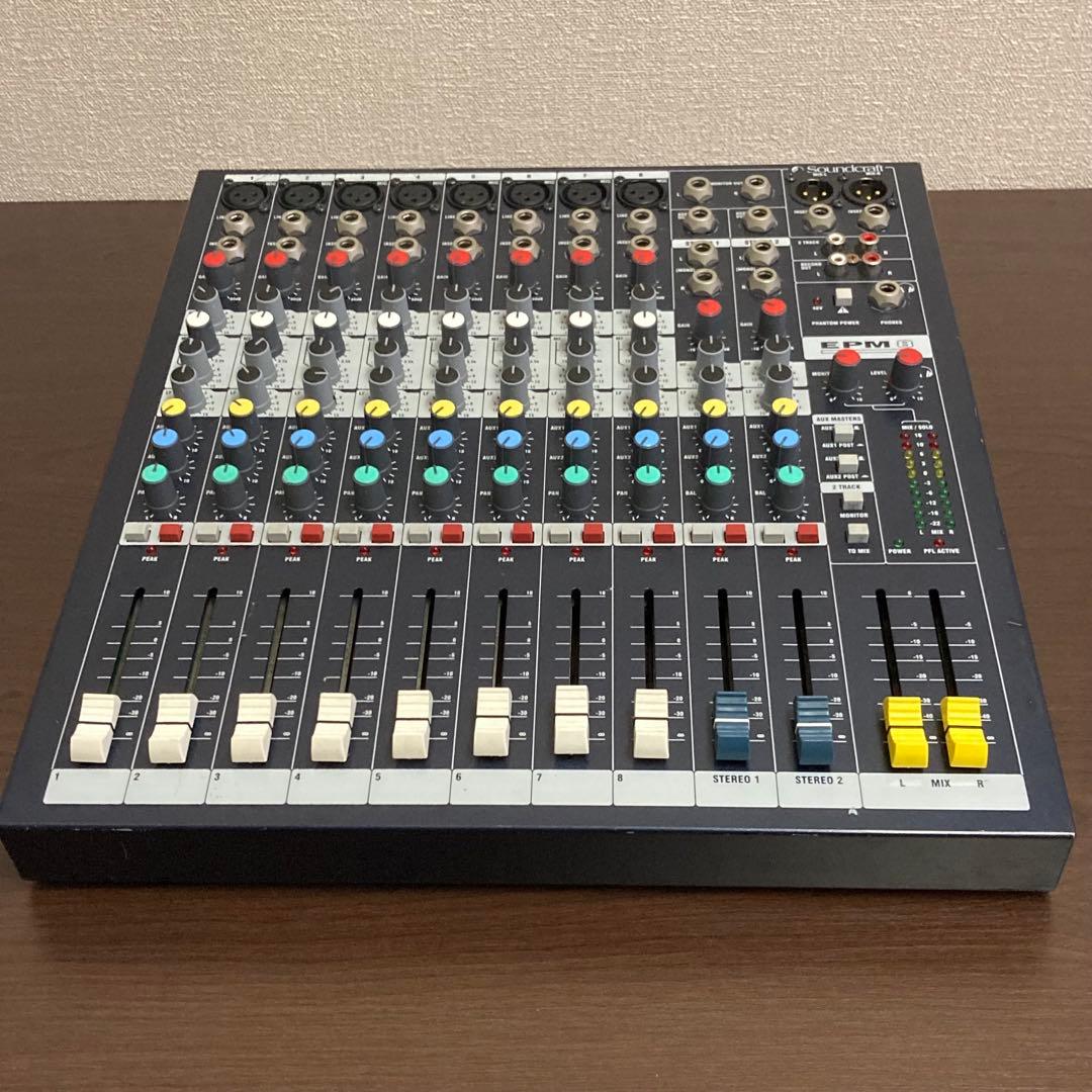 SOUNDCRAFT サウンドクラフト EPM8 アナログミキサー 通電確認のみ