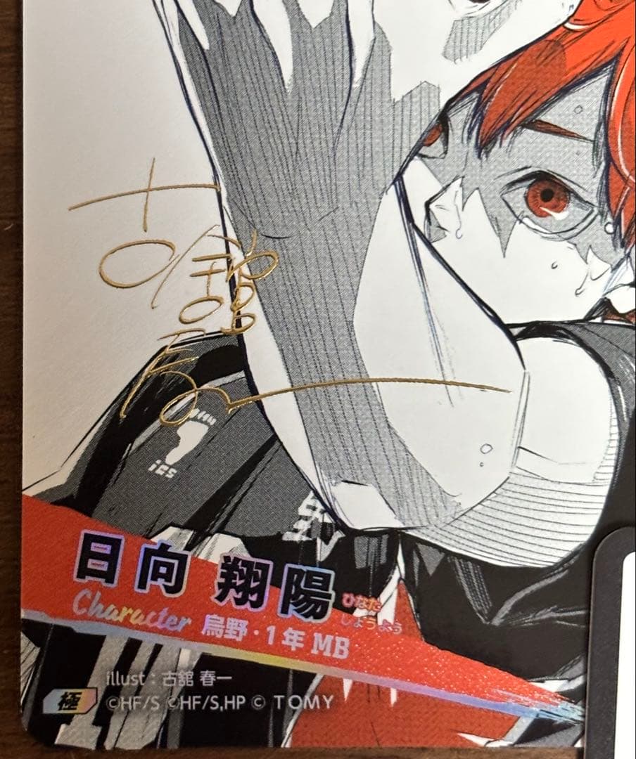 日向翔陽 極 サイン入り シリアルナンバー入り ハイキュー!! バボカ!!