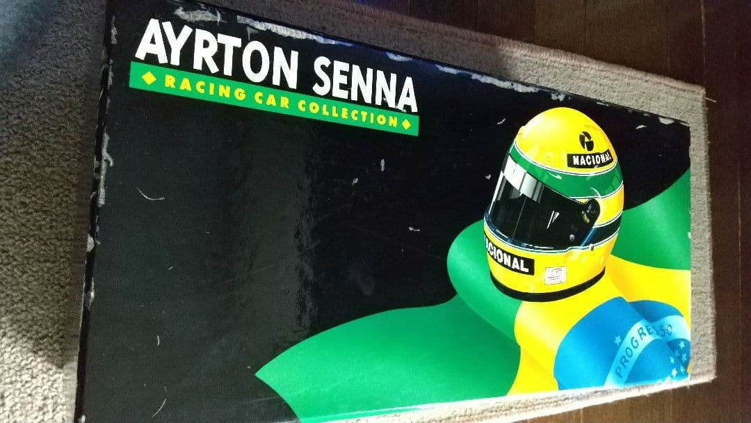 【訳あり】ミニチャンプス　1/18ロータス97Tルノー　アイルトンセナ初優勝