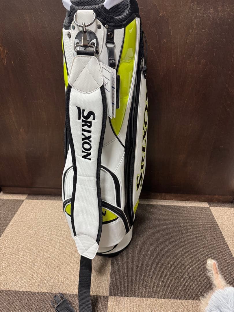 スリクソン　キャディバック　ホワイト　イエロー