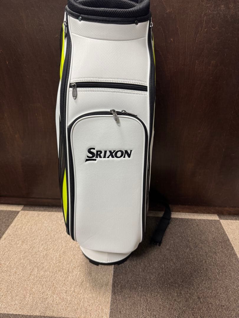 スリクソン　キャディバック　ホワイト　イエロー