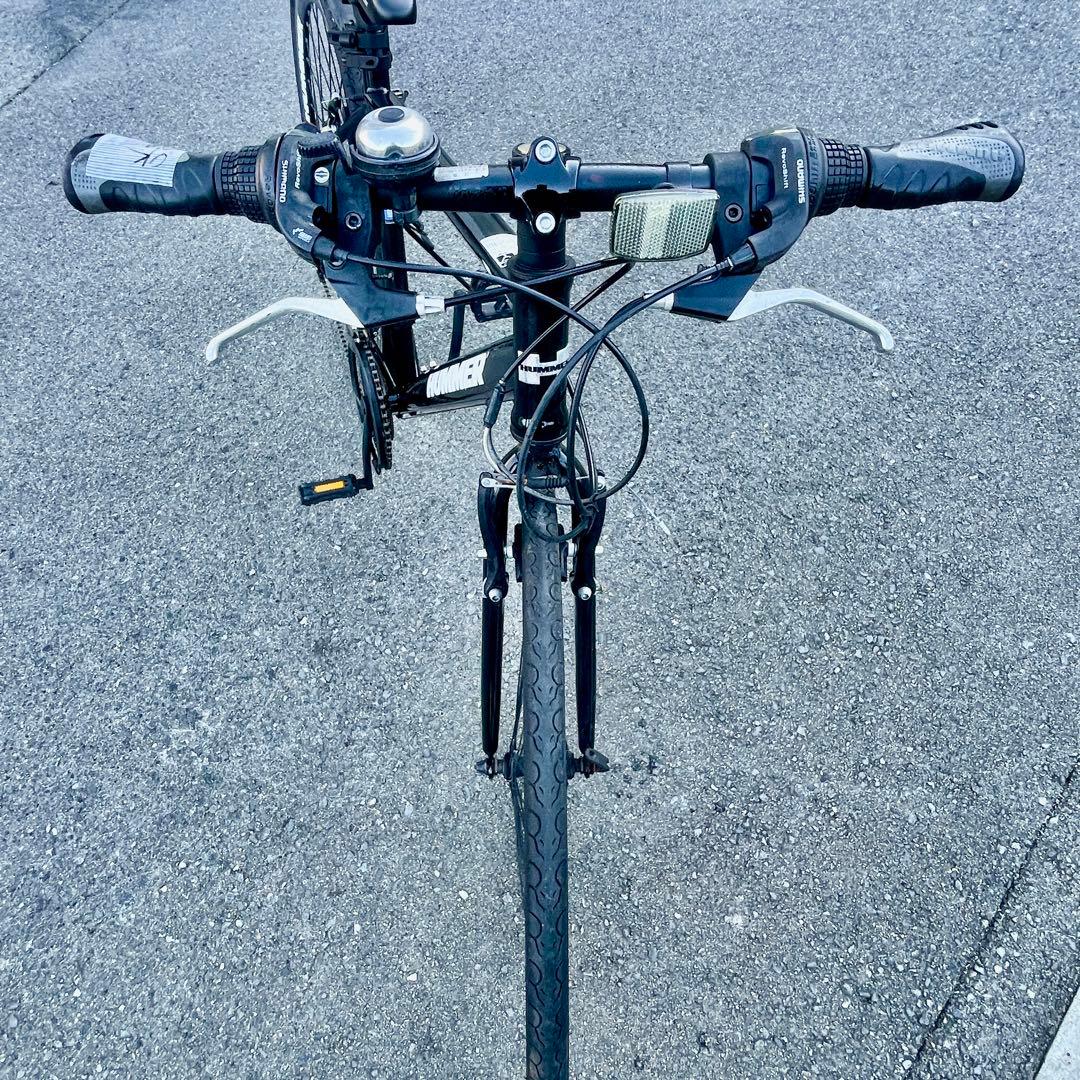 ハマー(HUMMER )クロスバイク シマノ18段変速【大阪吹田・整備済】