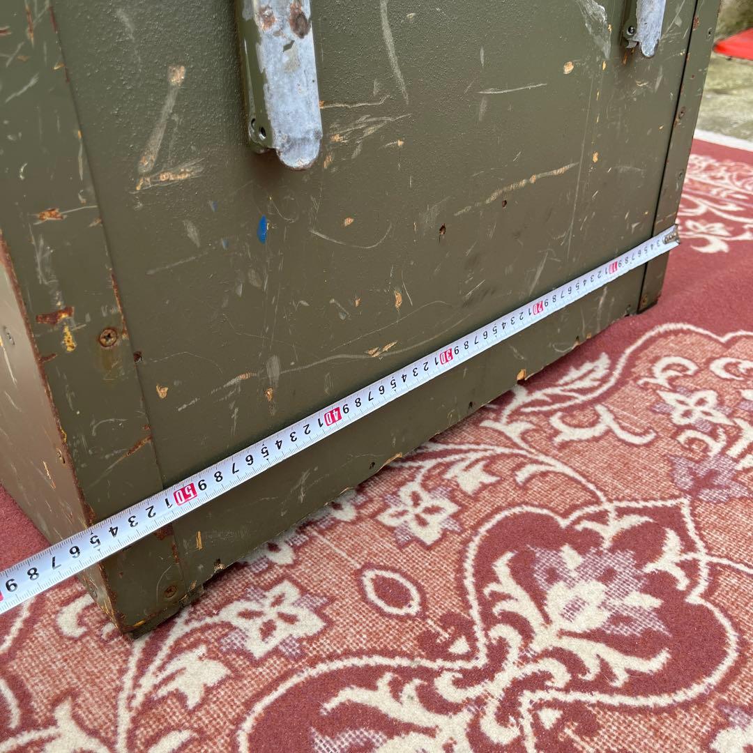 米軍実物 SURPLUS◾️ミリタリー 木製収納箱 ウッドボックス 木箱 軍物