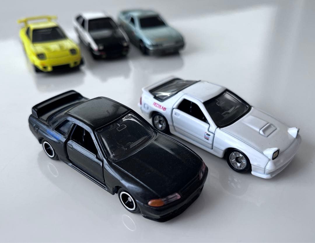 TOMICA トミカ 頭文字D 86 RX-7 ミニカー 5台 まとめ売り