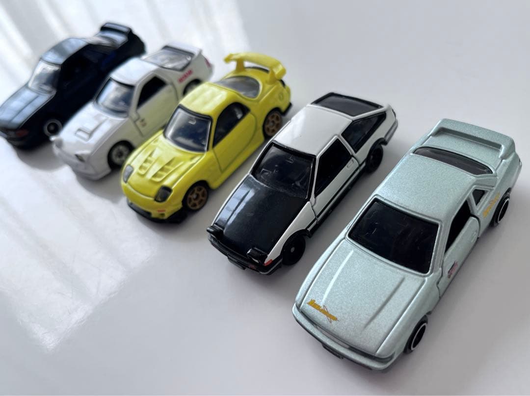 TOMICA トミカ 頭文字D 86 RX-7 ミニカー 5台 まとめ売り