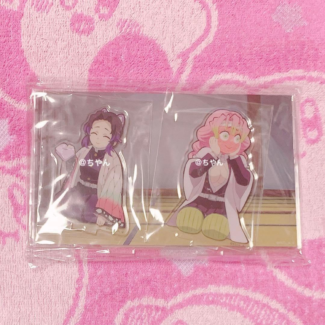 鬼滅の刃 柱稽古編 場面写そのままアクリルスタンド しのぶと蜜璃