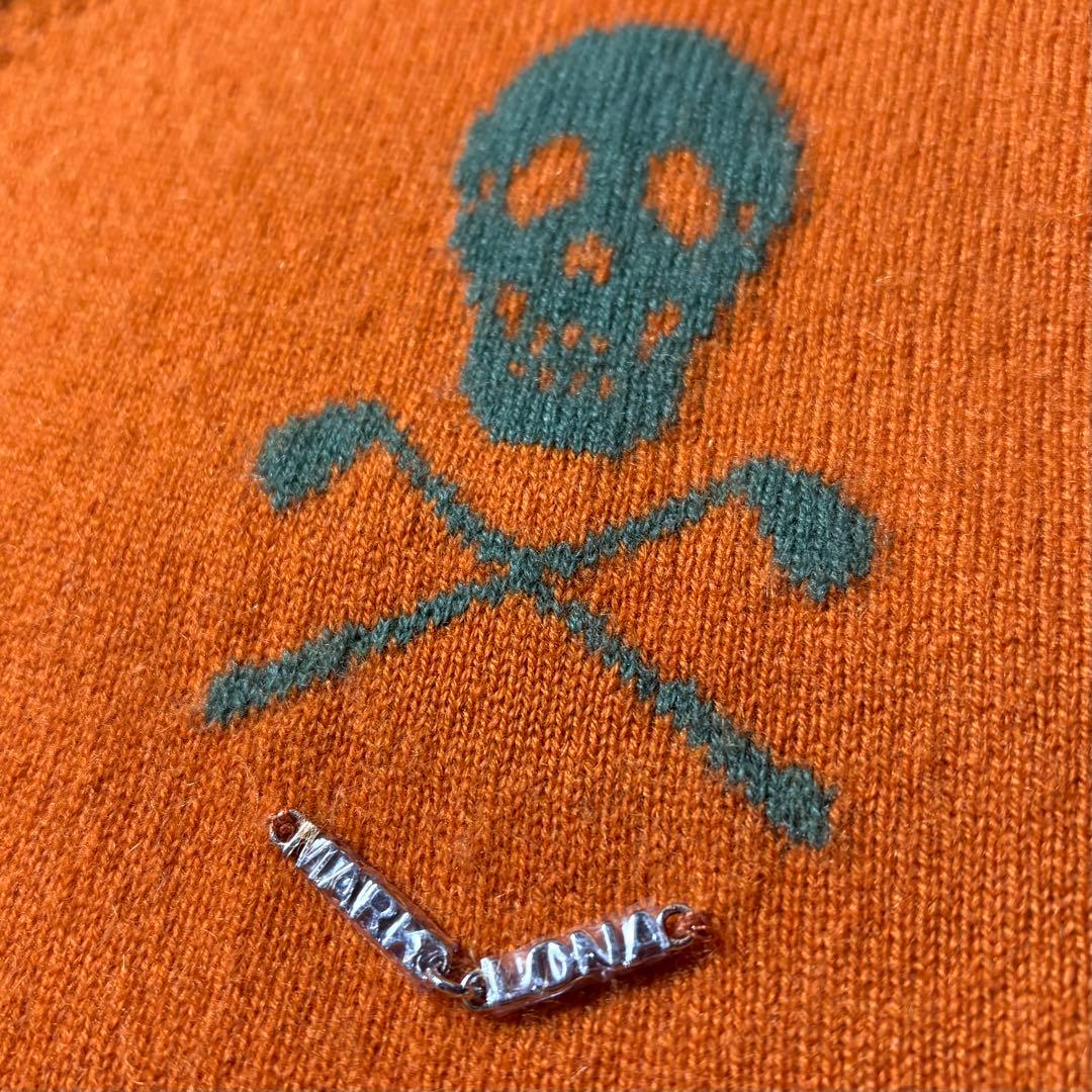 MARK&LONA カシミヤ100% タートルネック ニット 50/XL ゴルフ