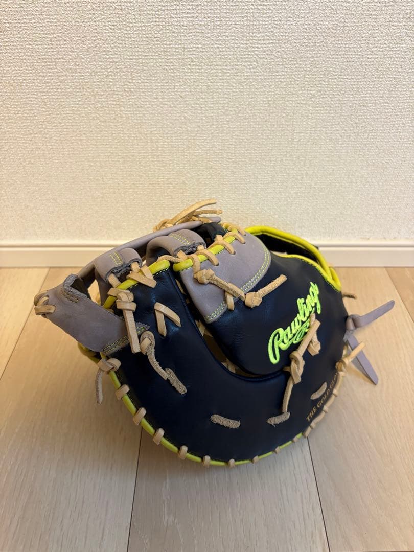 美品　軟式用　ローリングス　ファーストミット