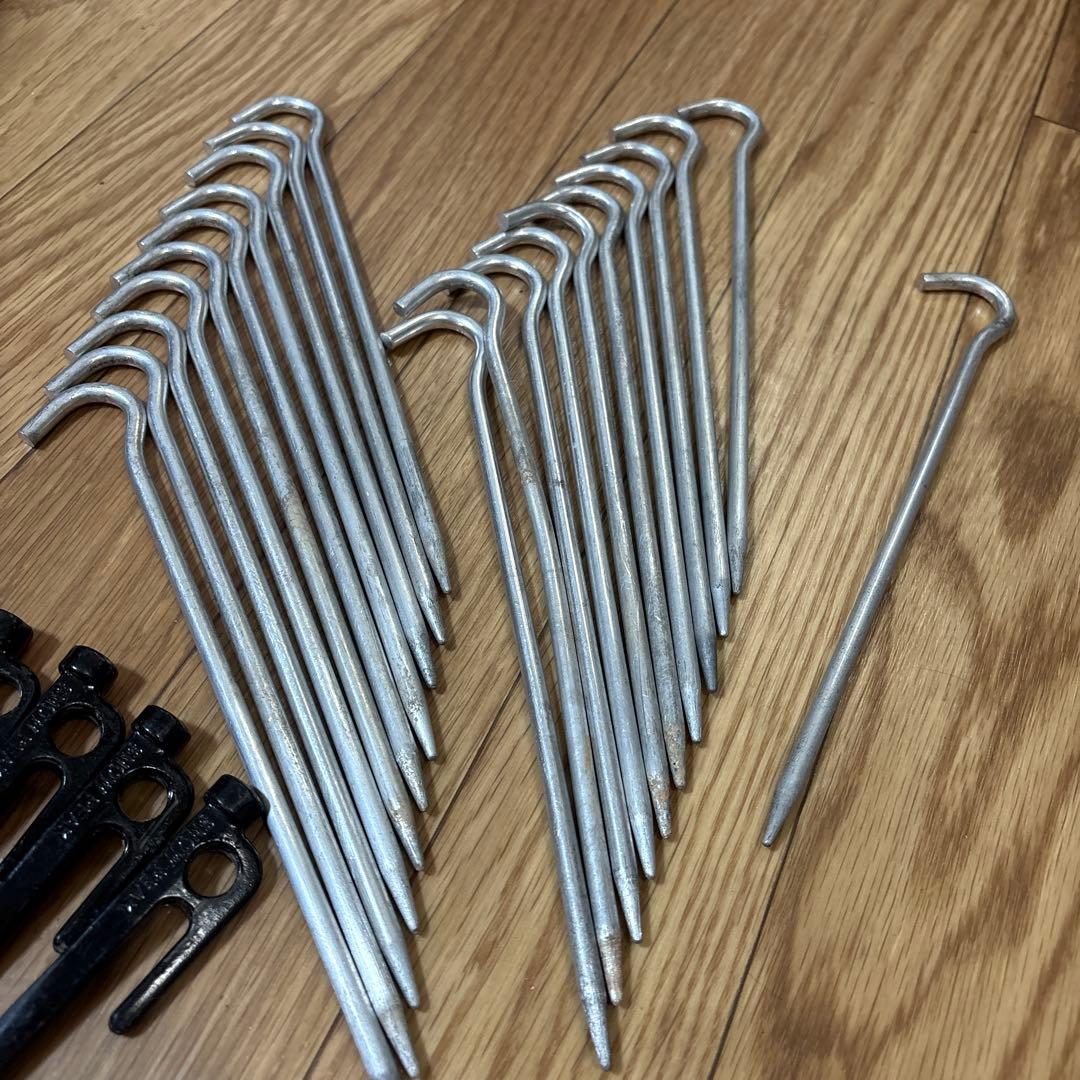 スノーピーク マルチコンテナ&ソリッドステーク30&20 ペグセット