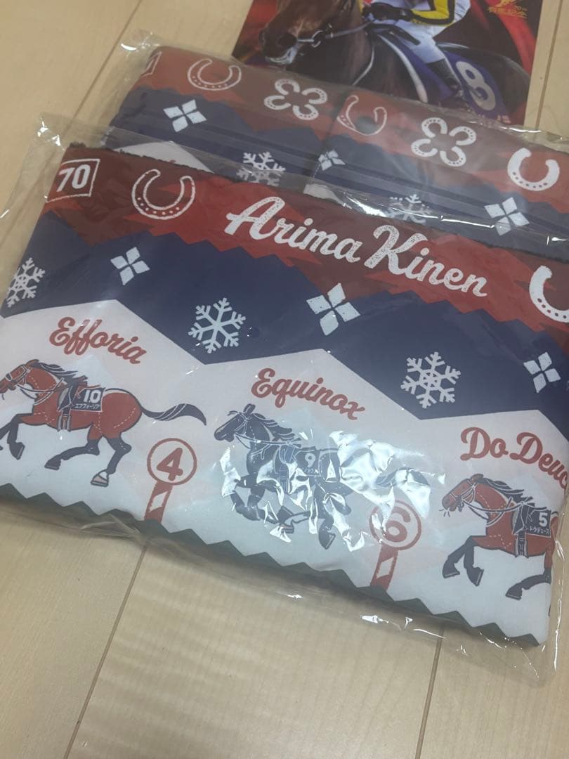 有馬記念70周年 グッズ ネックウォーマー 記念ペアグラス