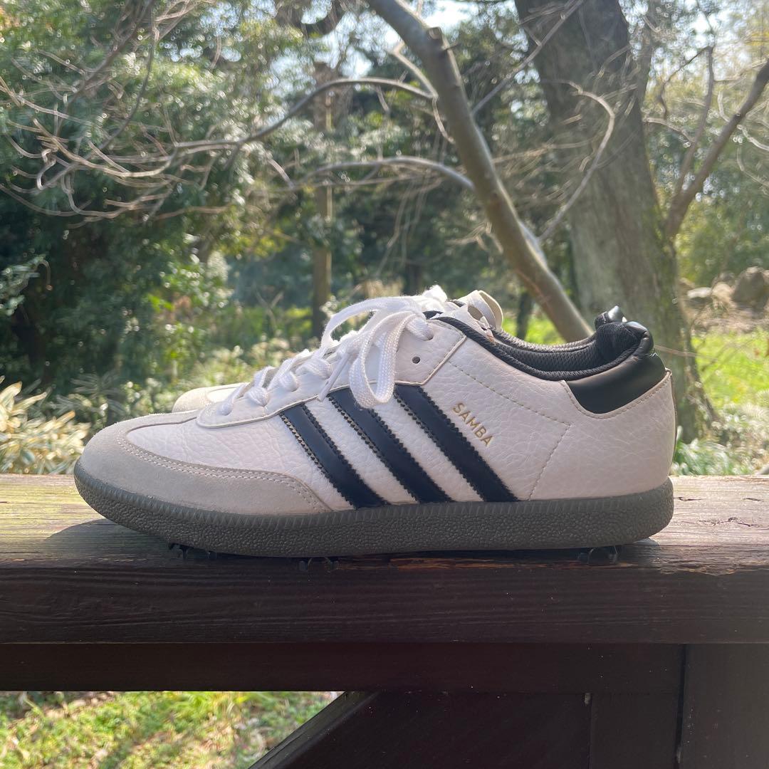 アディダスゴルフシューズ　サンバ25㎝