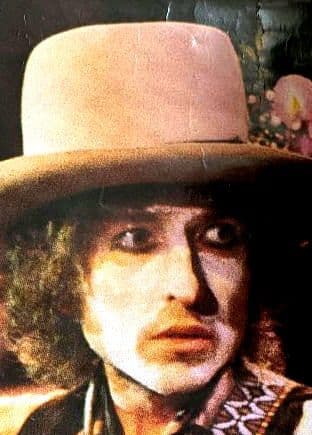 ボブディラン Hard Rain 白塗り顔 1976年 プロモポスター 未使用品