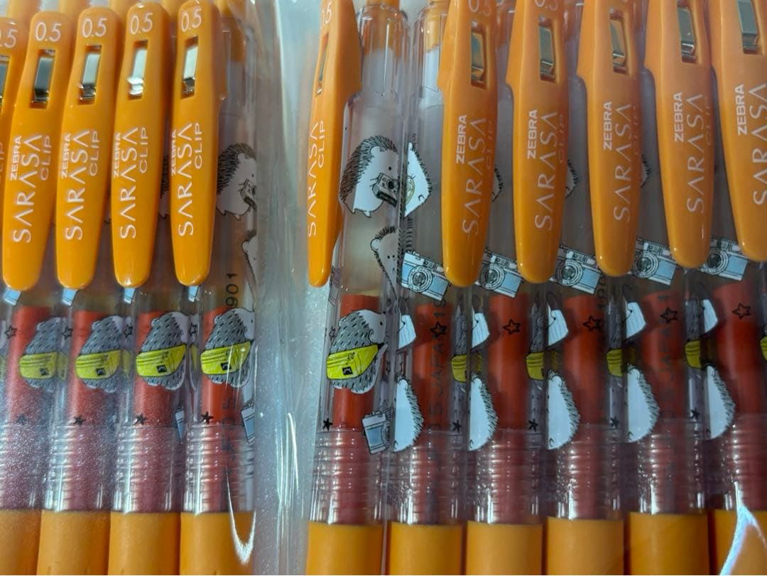 廃盤 ハリネズミ サラサクリップ ボールペン 50本