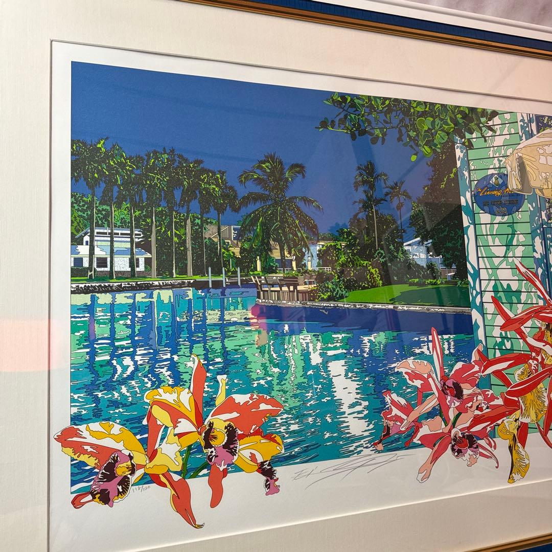 鈴木英人 「運河で見つけたスーベニール」 真作