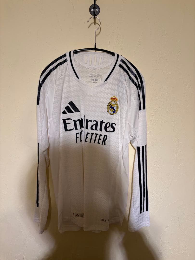レアルマドリード　24-25 ユニフォーム　オーセンティック　長袖　正規品