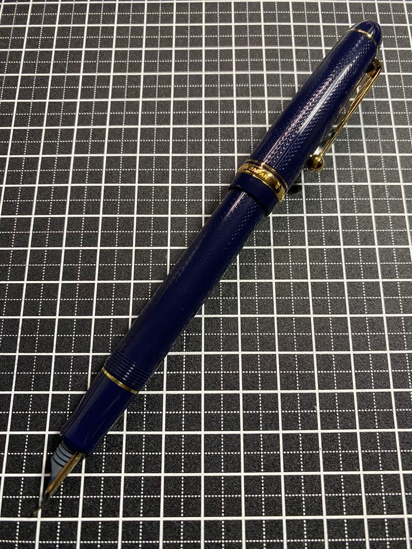 PILOT CUSTOM74 Dark-Blue 網目　万年筆　字幅M