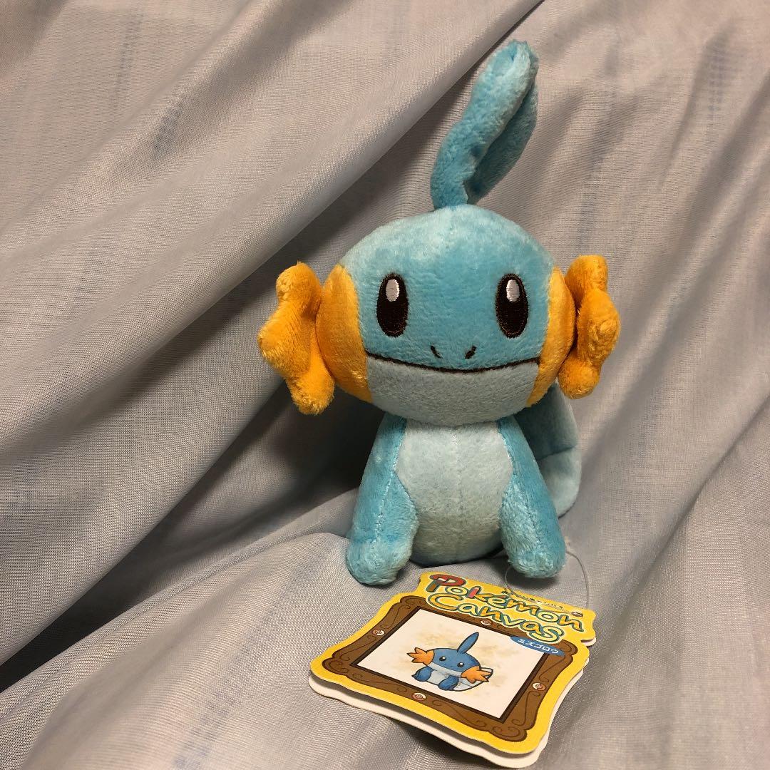 ポケモンセンター　キャンバスぬいぐるみ　ミズゴロウ