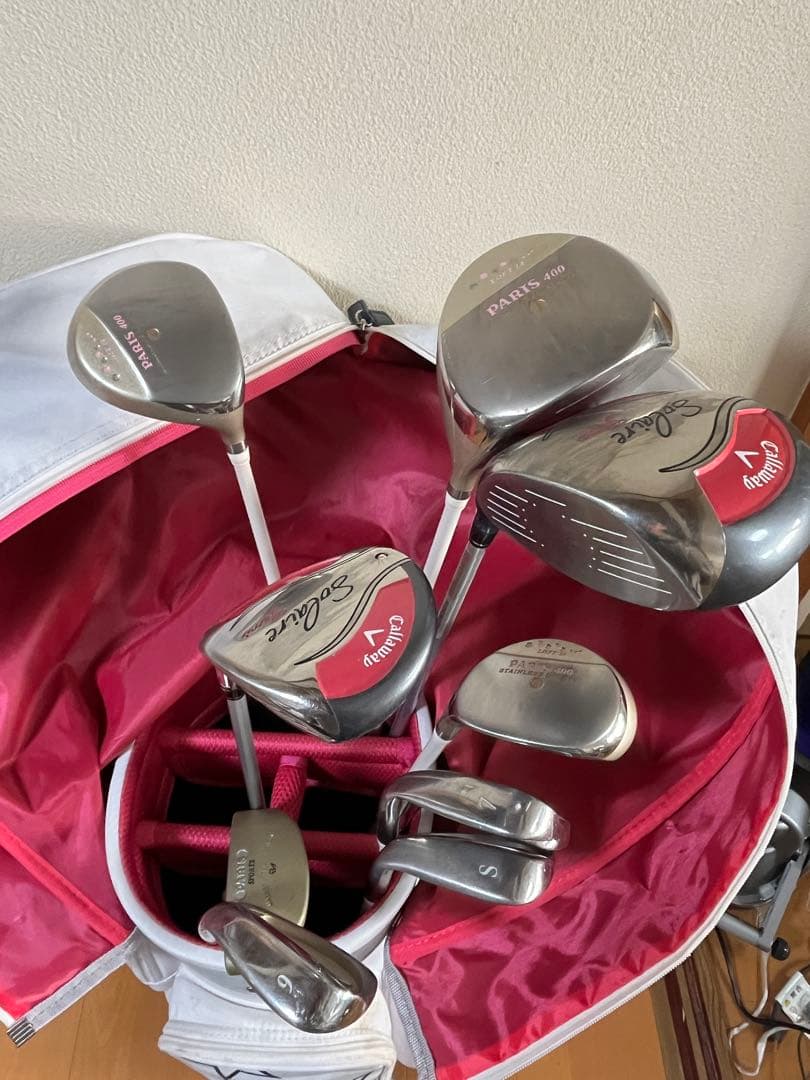 キャロウェイ キャディバッグ ハッピー クラブ9本セット