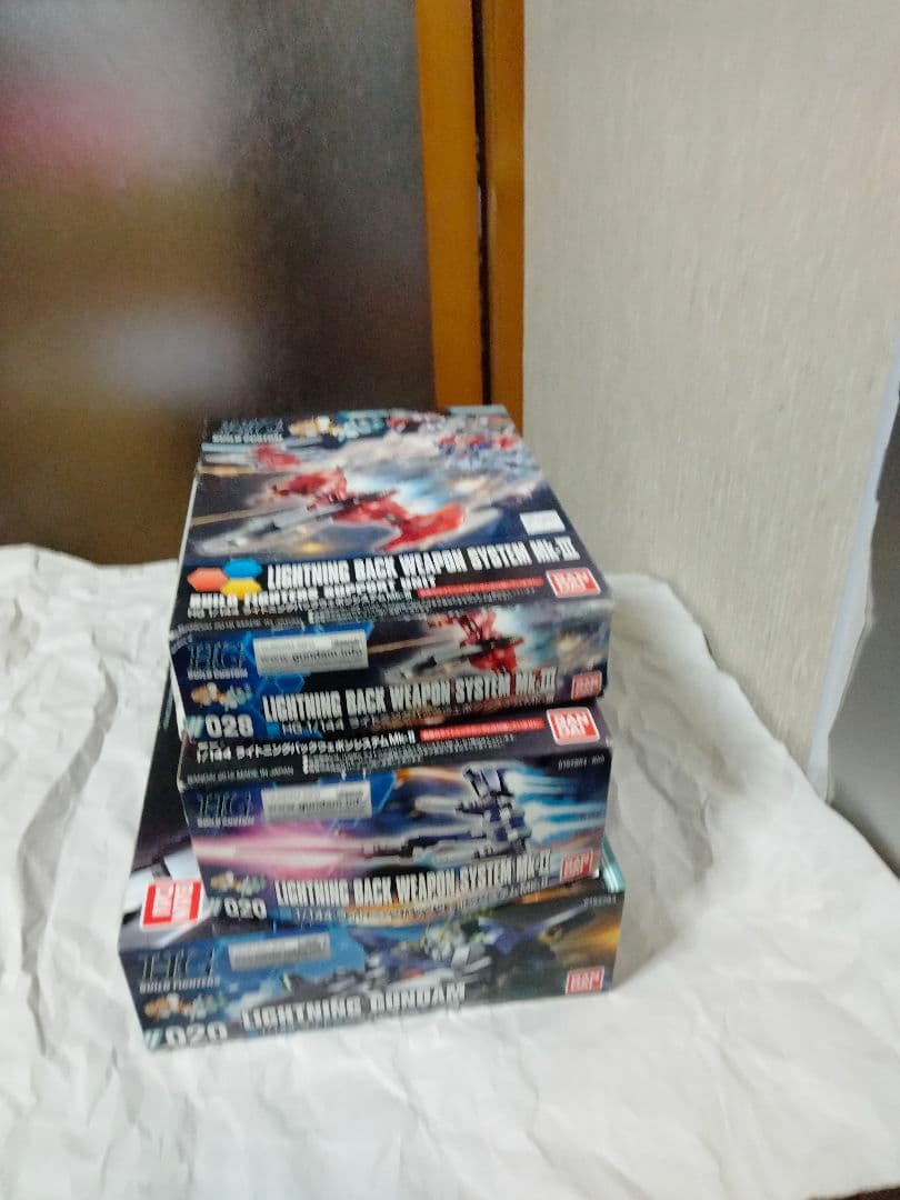 値下げ不可未組立HGライトニングガンダムHGライトニングバックウェポンシステム他