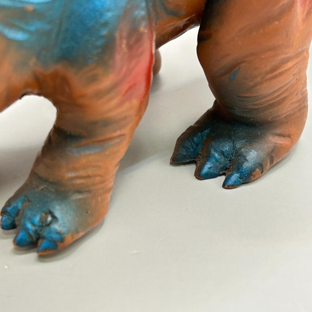 当時物　マルサン　ディプロドクス　恐竜100万年　スタンダードサイズ　怪獣ソフビ