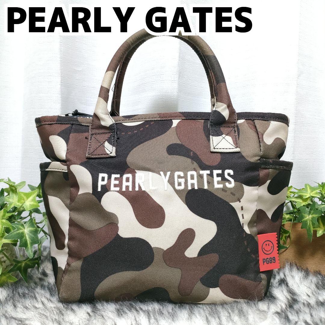 美品 パーリーゲイツ ハンドバッグ カモフラ PEARLY GATES バッグ
