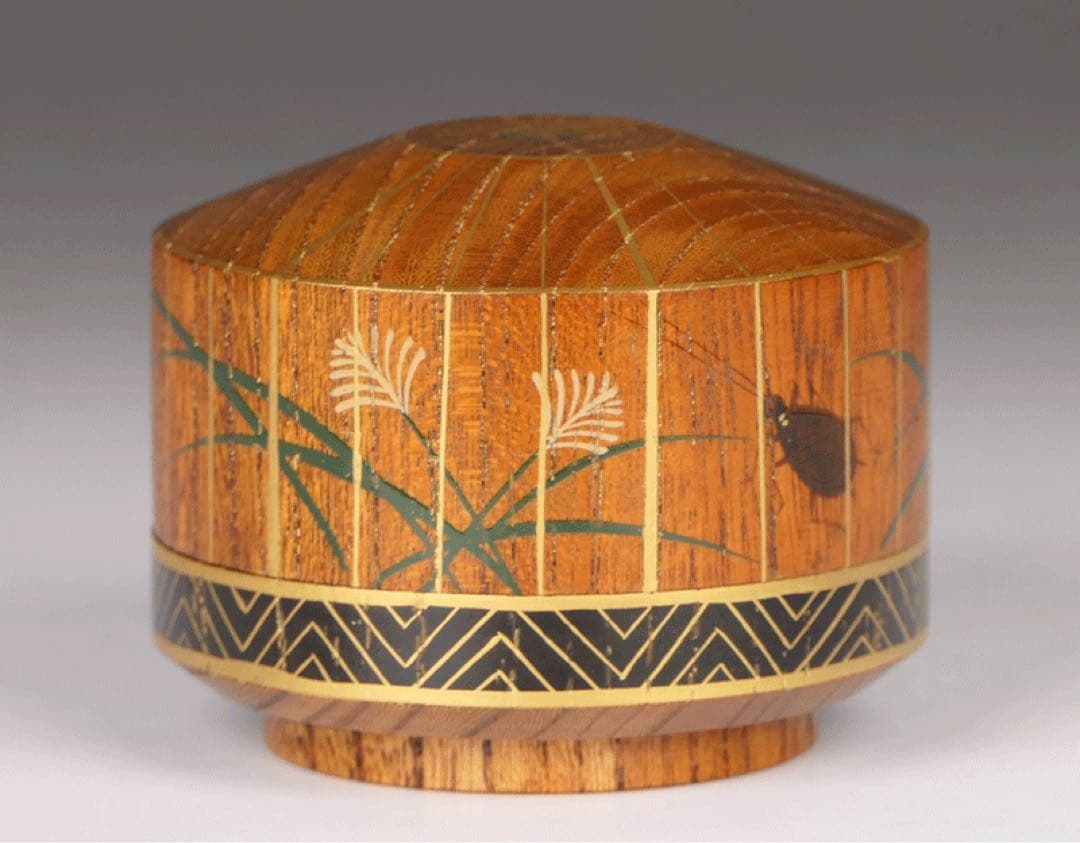 【駒澤利斎作 虫籠香合】 淡々斎 茶道具 裏千家 骨董 民藝 民芸 柳宗悦