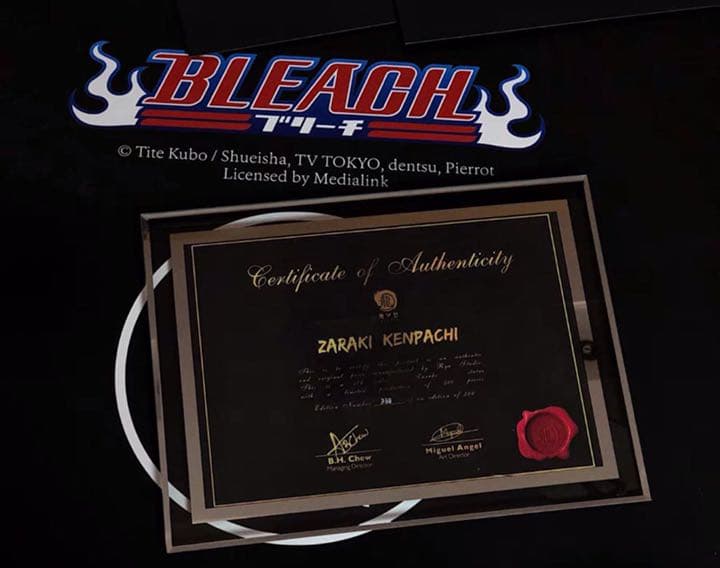 BLEACH  黒衣少年図 更木剣八 ガレージキット ガレキ スタチュー⑤