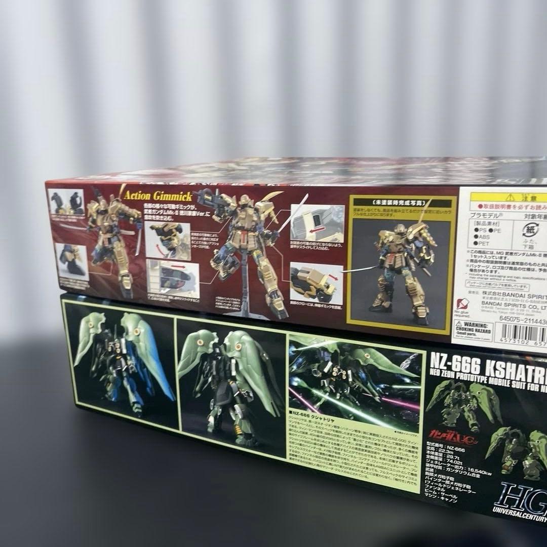 MG1/100武者ガンダムMk-2徳川家康Ver.HGUC1/144クシャトリア