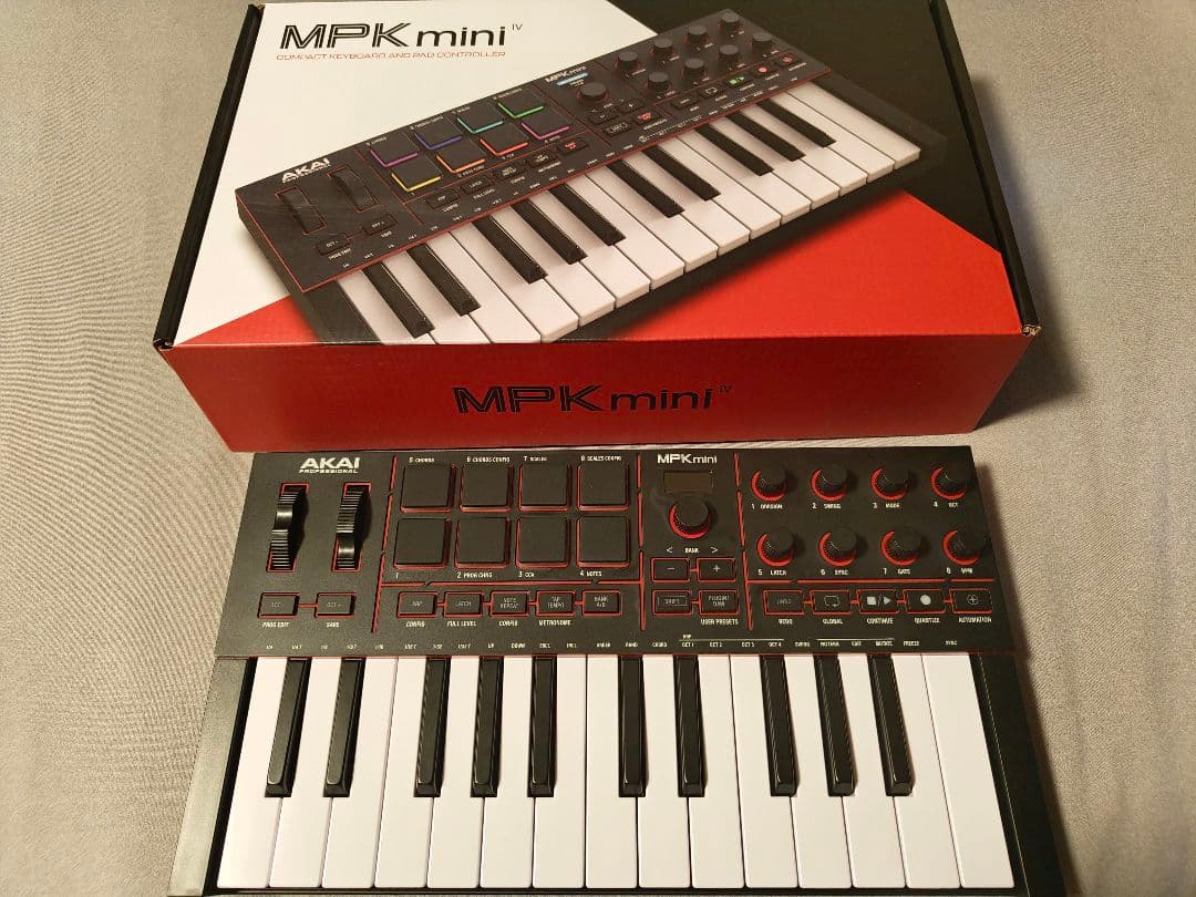 AKAI MPK mini IV MIDIキーボード