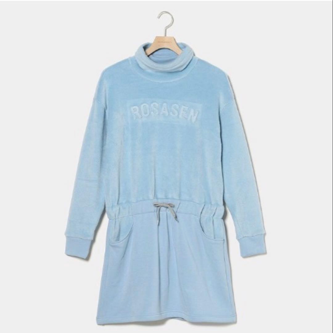 《新品》ロサーセン ワンピース ゴルフウェア サイズS サックスブルー
