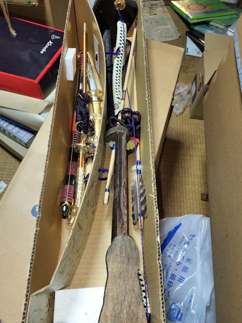 5月人形　御所人形 多色 弓矢付き