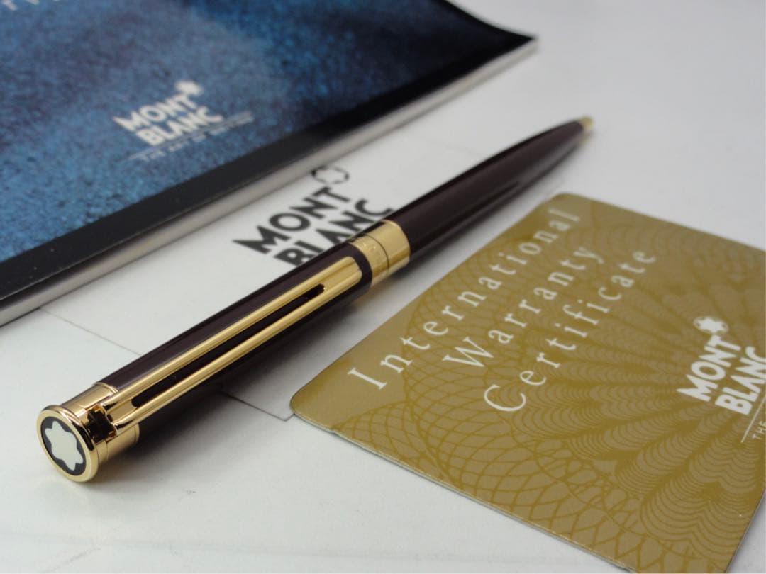 ★入手困難な非常に稀少初期型逸品ノブレスエレガンス・ボルドーカラー★モンブラン製