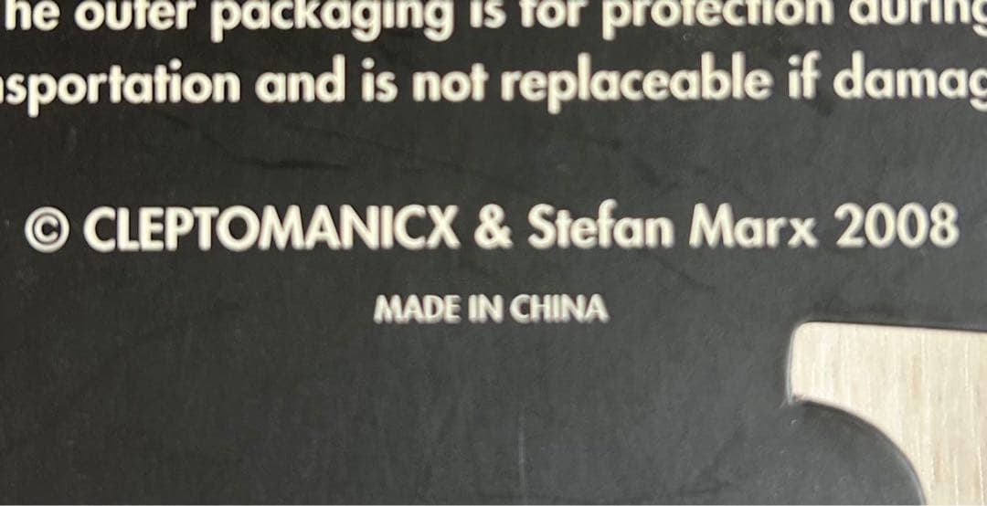 超希少　STEFAN MARX 2008年　フィギュア　CLEPTOMANICX