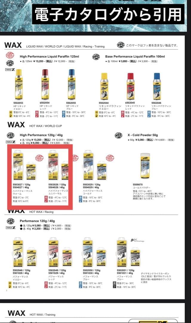 【まとめ売り】TOKO ハイパフォーマンス ウォーム ユニバーサル ワックス