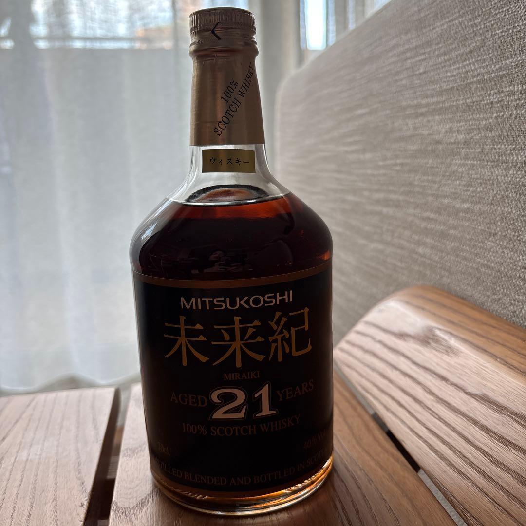 MITSUKOSHI 未来紀 21年 100%スコッチウイスキー