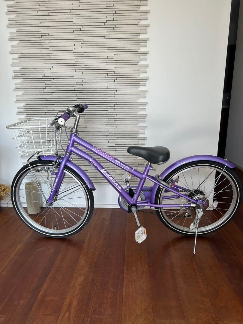 子供用　自転車　22インチ　室内保管　引取り限定