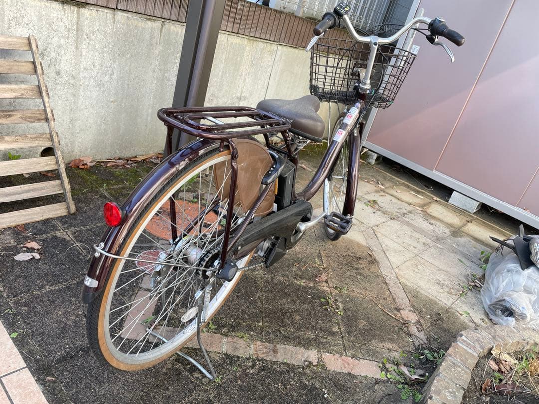 ブリヂストン 電動アシスト自転車 アシスタ　ダークブラウン